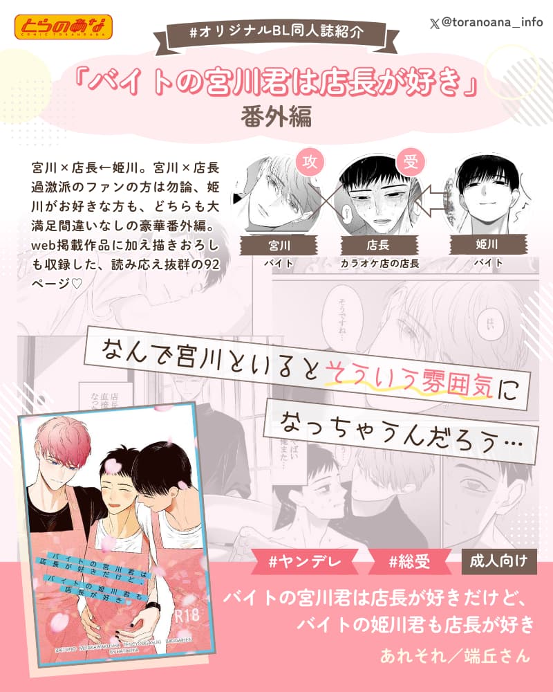 オリジナルBL同人作品