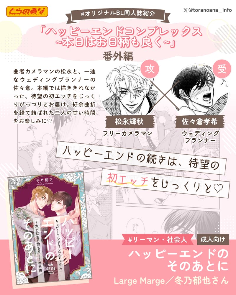 オリジナルBL同人作品