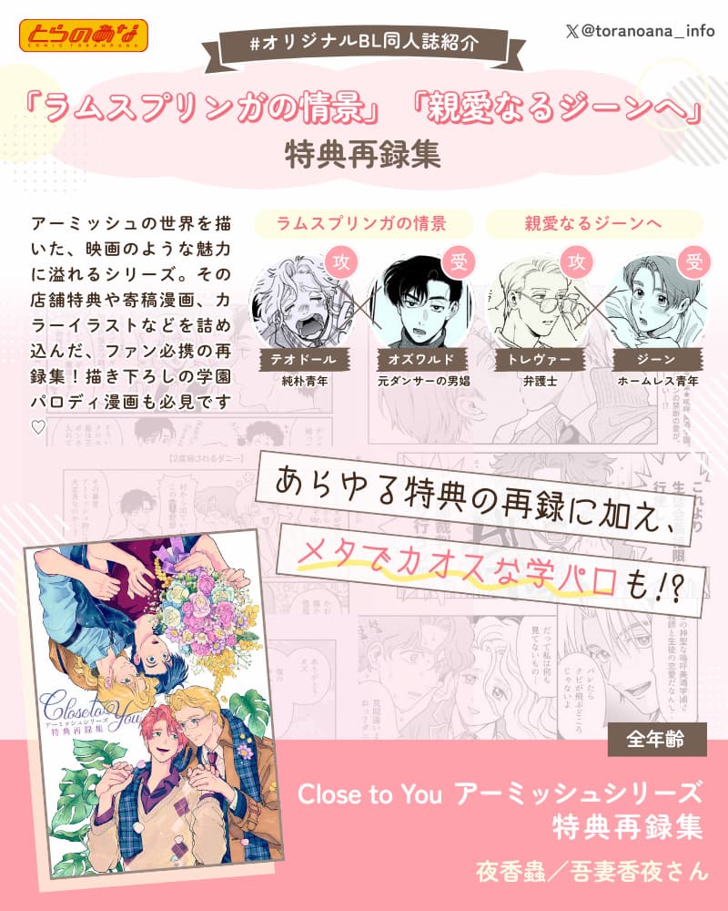 オリジナルBL同人作品